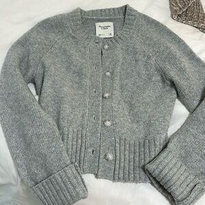 Abercrombie Grey Cardigan